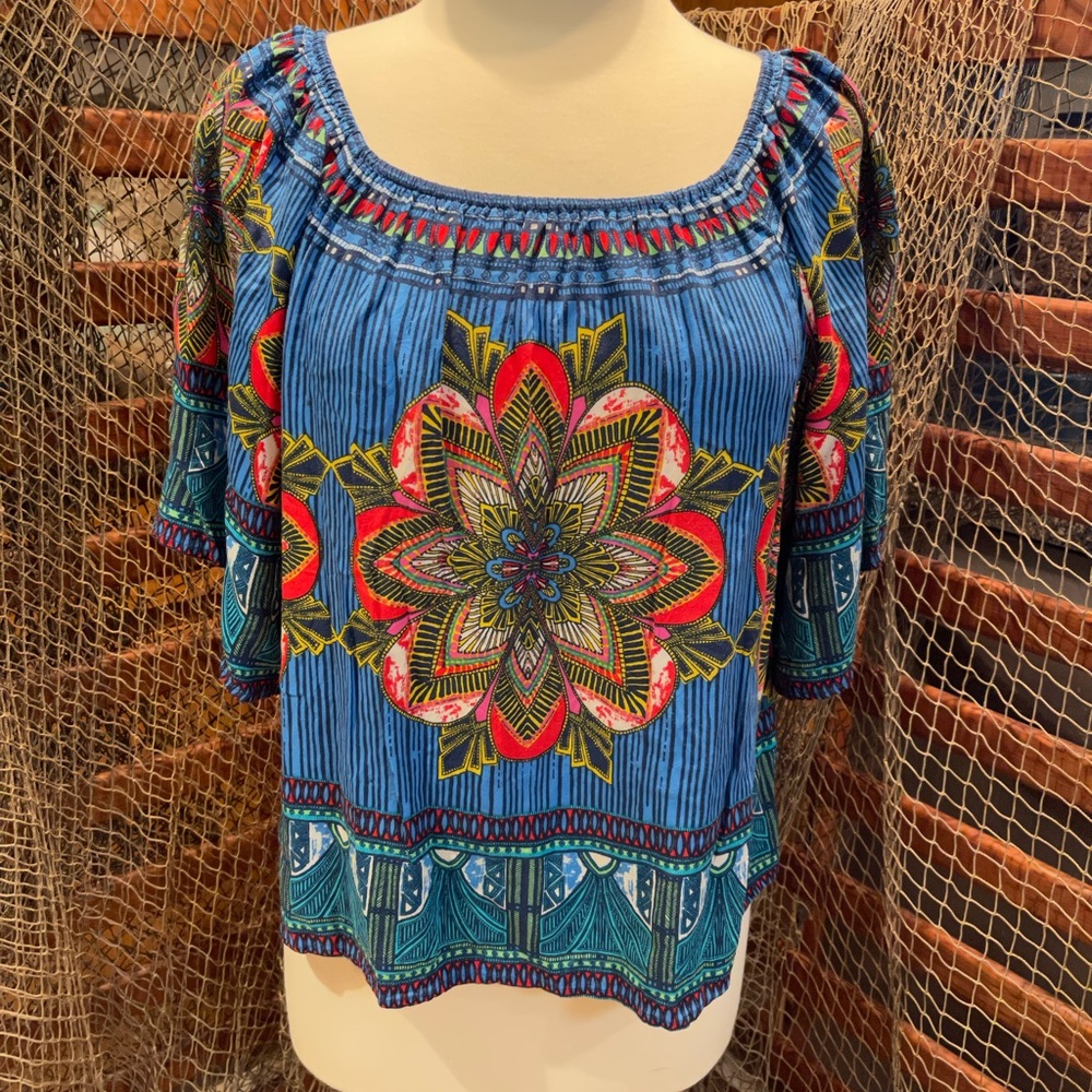 Womens Free Market by Flying Tomato Size Medium M Anthropologie Floral Crop Top